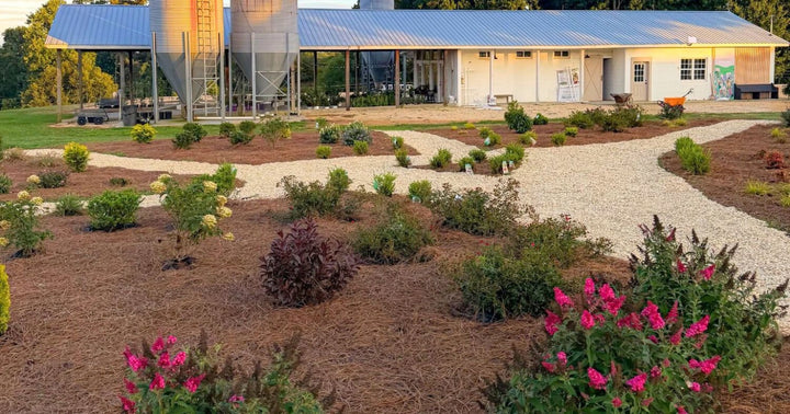 Inspiration Garden with Barn of Blooms